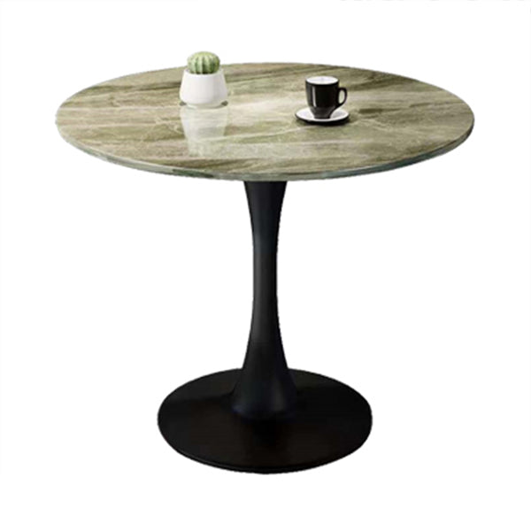 Mesa redonda Mesa de comedor contemporánea mesa de cocina con base de tulipán