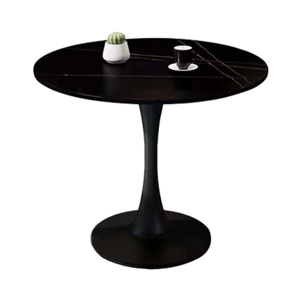 Mesa redonda Mesa de comedor contemporánea mesa de cocina con base de tulipán