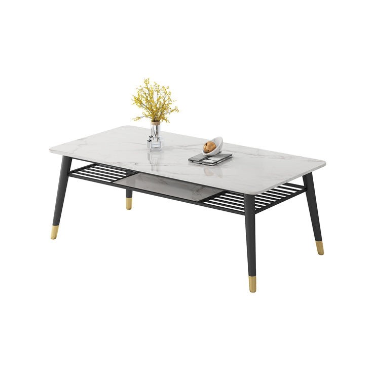 Table à manger standard en pierre pénible moderne Table à manger en forme de rectangle
