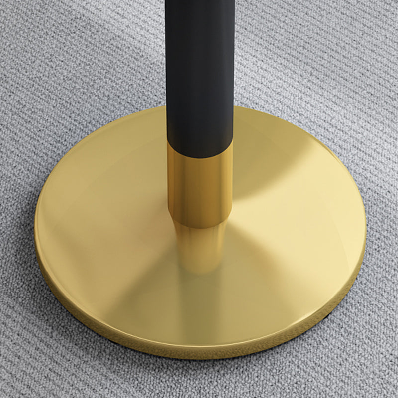 Contemporary Round Dining Table Sintered Stone Dining Table with Tulip Base for Dining Room
