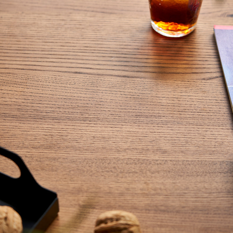 Moderne stijl massief houten eettafel met sledeonderstel Eettafel voor eetkamer
