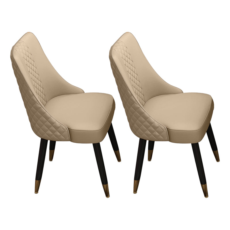 Scandinavian Style Wood Side Dining Chairs Dining Room Solid Back Chair