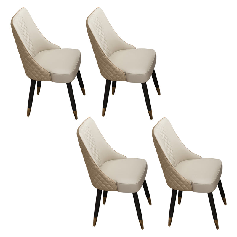 Scandinavian Style Wood Side Dining Chairs Dining Room Solid Back Chair