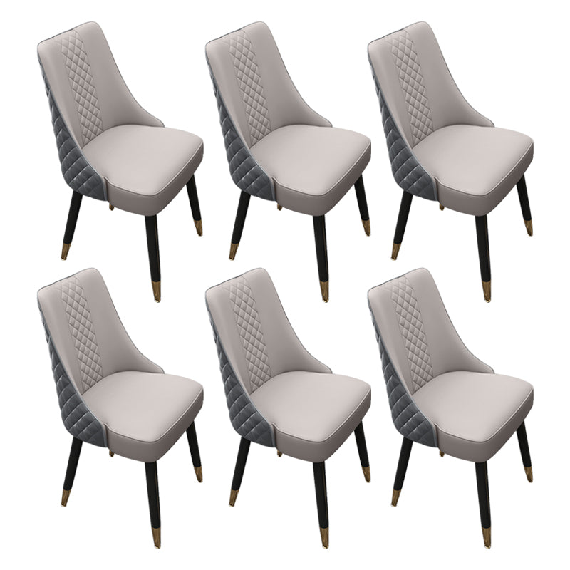 Scandinavian Style Wood Side Dining Chairs Dining Room Solid Back Chair