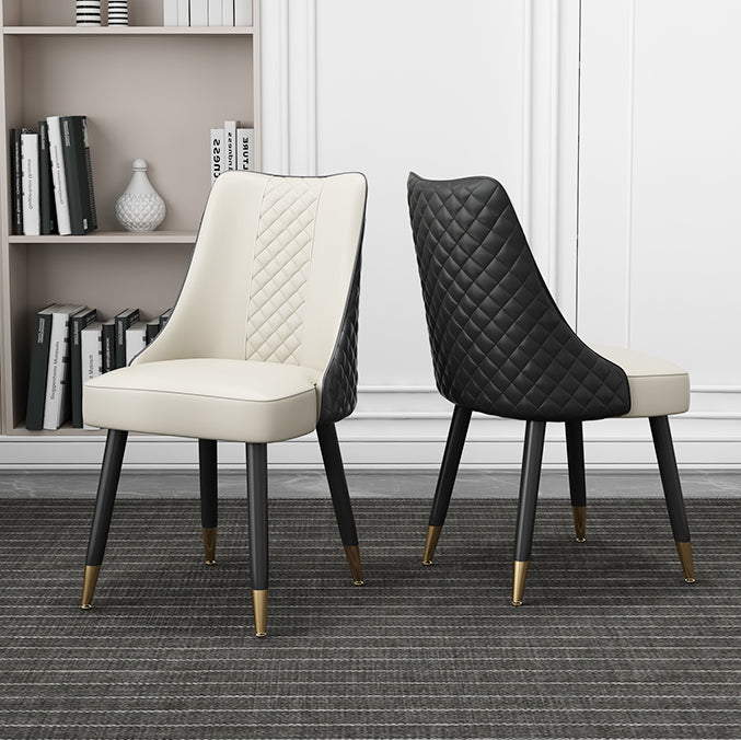 Scandinavian Style Wood Side Dining Chairs Dining Room Solid Back Chair