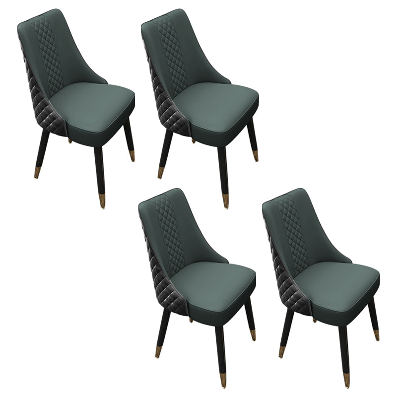 Scandinavian Style Wood Side Dining Chairs Dining Room Solid Back Chair