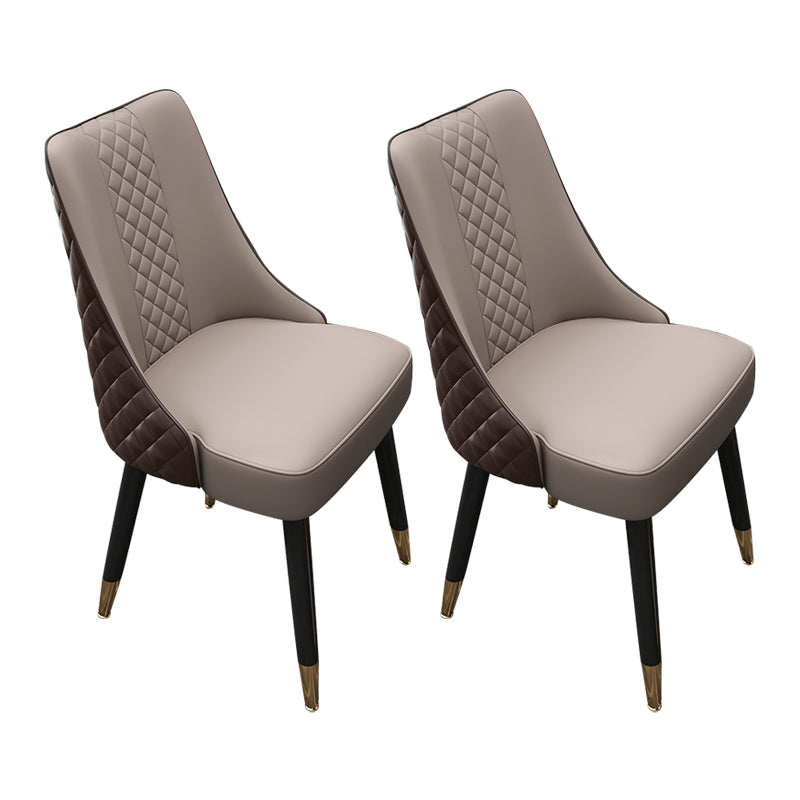 Scandinavian Style Wood Side Dining Chairs Dining Room Solid Back Chair