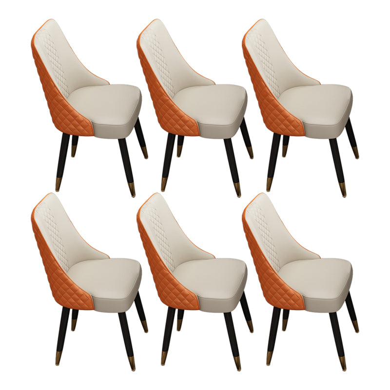 Scandinavian Style Wood Side Dining Chairs Dining Room Solid Back Chair