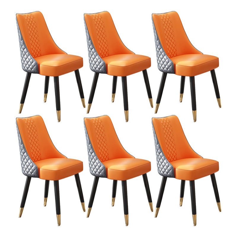 Scandinavian Style Wood Side Dining Chairs Dining Room Solid Back Chair