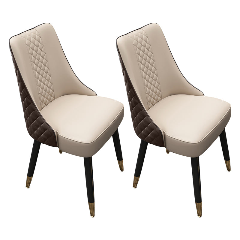 Scandinavian Style Wood Side Dining Chairs Dining Room Solid Back Chair