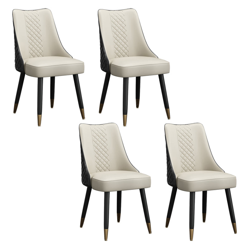 Scandinavian Style Wood Side Dining Chairs Dining Room Solid Back Chair