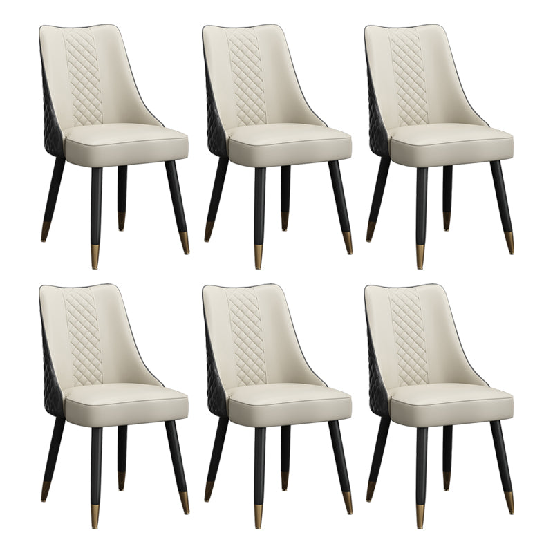 Scandinavian Style Wood Side Dining Chairs Dining Room Solid Back Chair