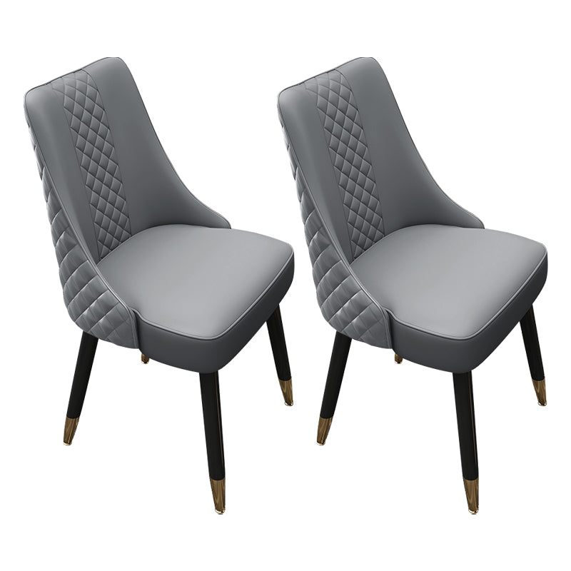 Scandinavian Style Wood Side Dining Chairs Dining Room Solid Back Chair
