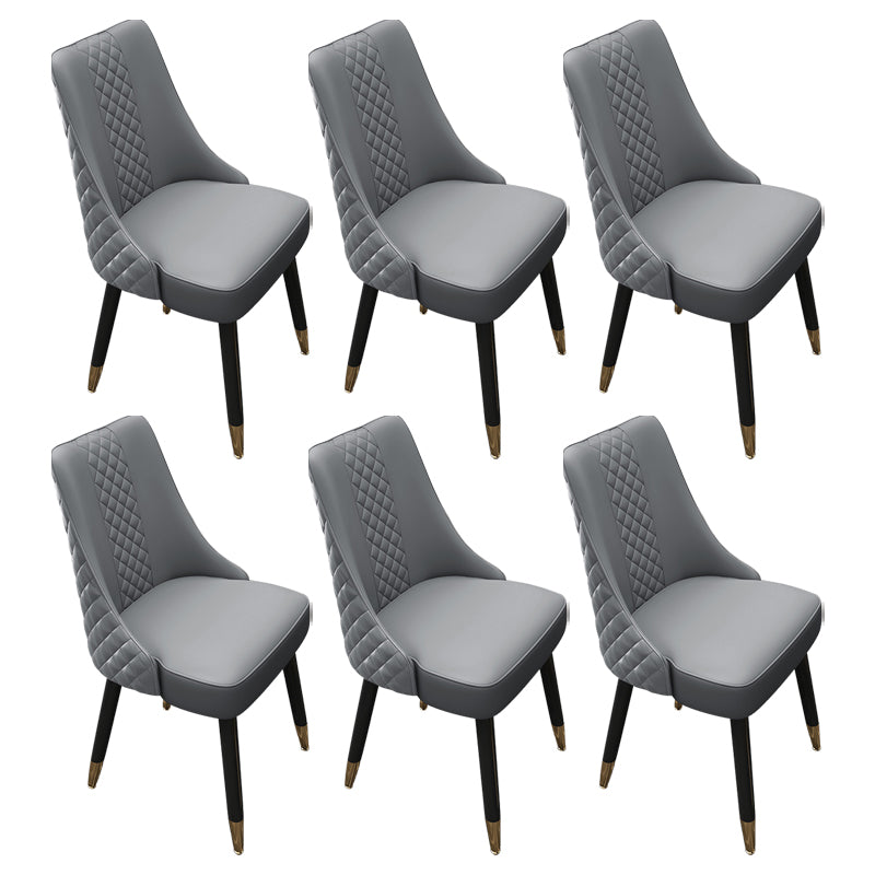Scandinavian Style Wood Side Dining Chairs Dining Room Solid Back Chair