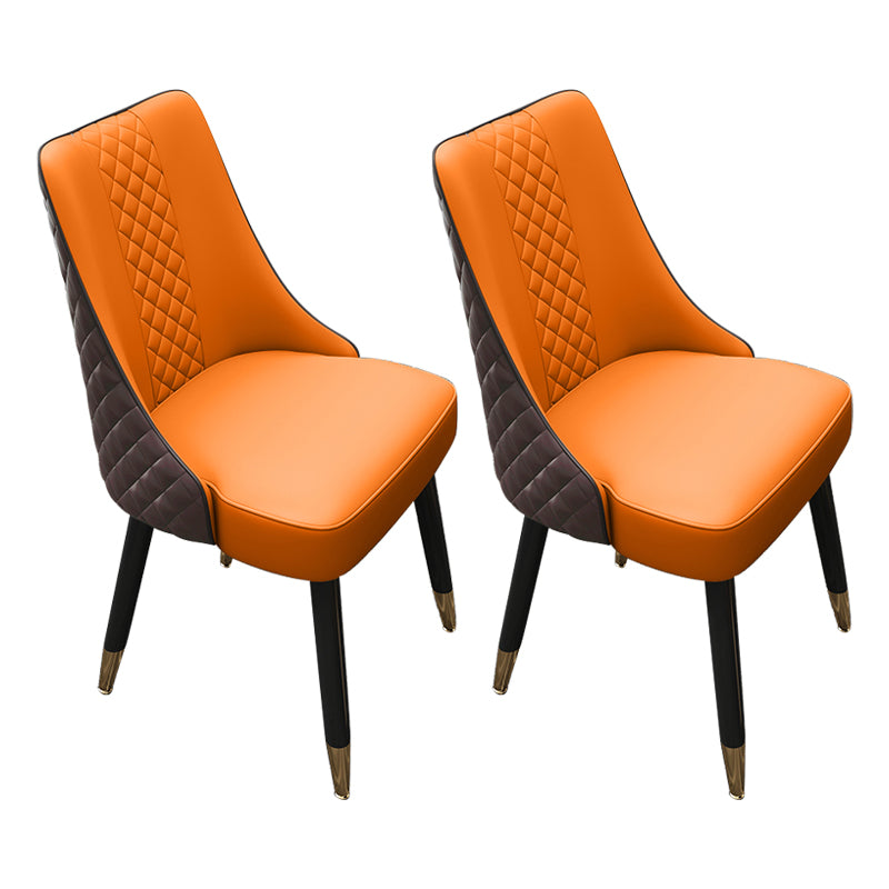 Scandinavian Style Wood Side Dining Chairs Dining Room Solid Back Chair