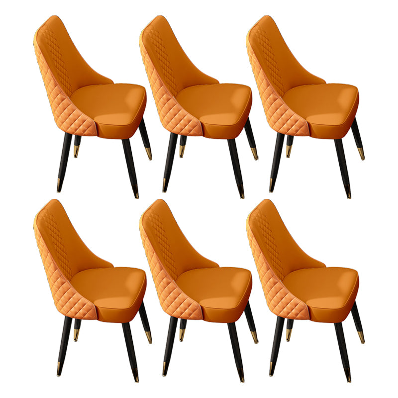 Scandinavian Style Wood Side Dining Chairs Dining Room Solid Back Chair