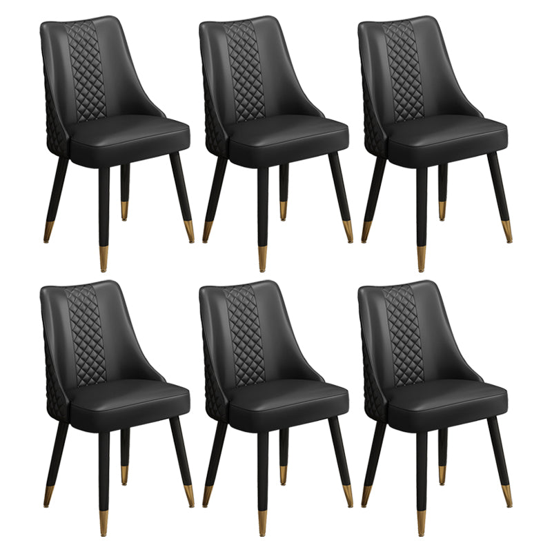 Scandinavian Style Wood Side Dining Chairs Dining Room Solid Back Chair