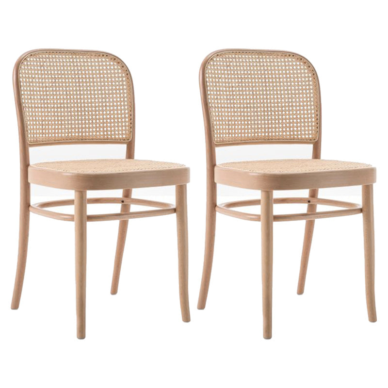Modern Style Solid Wood Dining Room Kitchen Chair Open Back Side Chairs