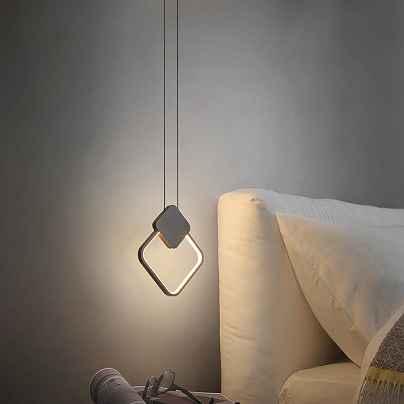 Geometric Suspended Lighting Fixture Modern Pendant Lighting for Dining Room