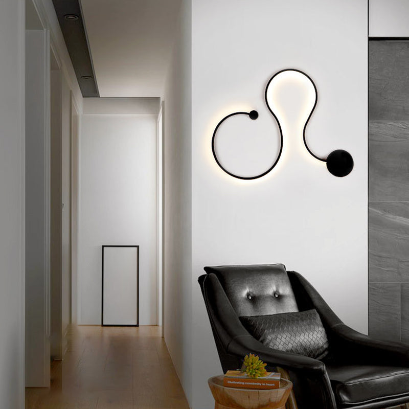 1 Licht linearer Schatten Wandleuchten moderne einfache Modestil-Wandbeleuchtung