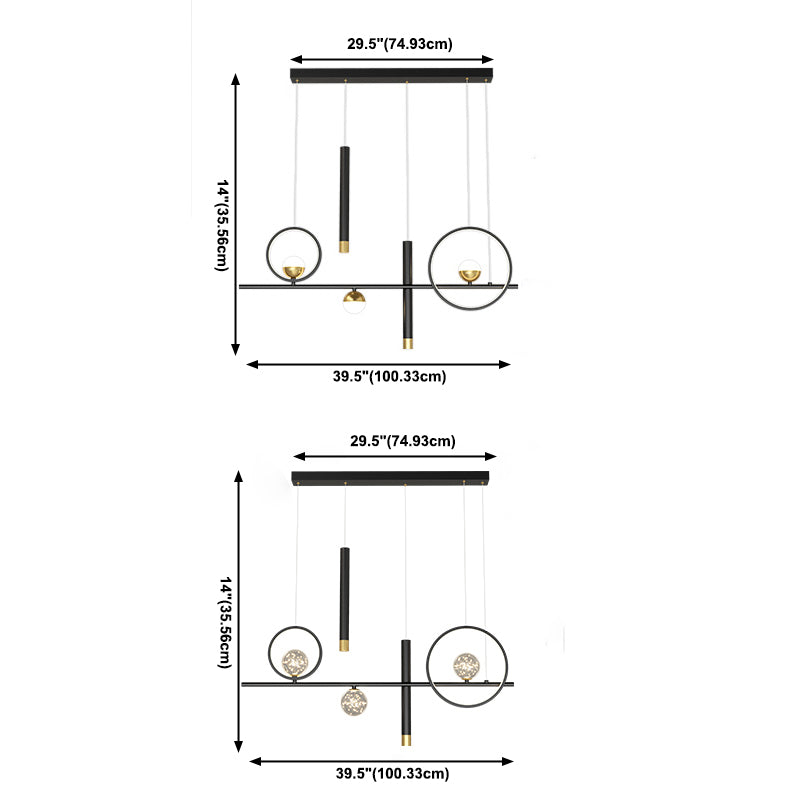 Contemporary Pendant Lights for Kitchen Island Geometric Island Lighting Ideas