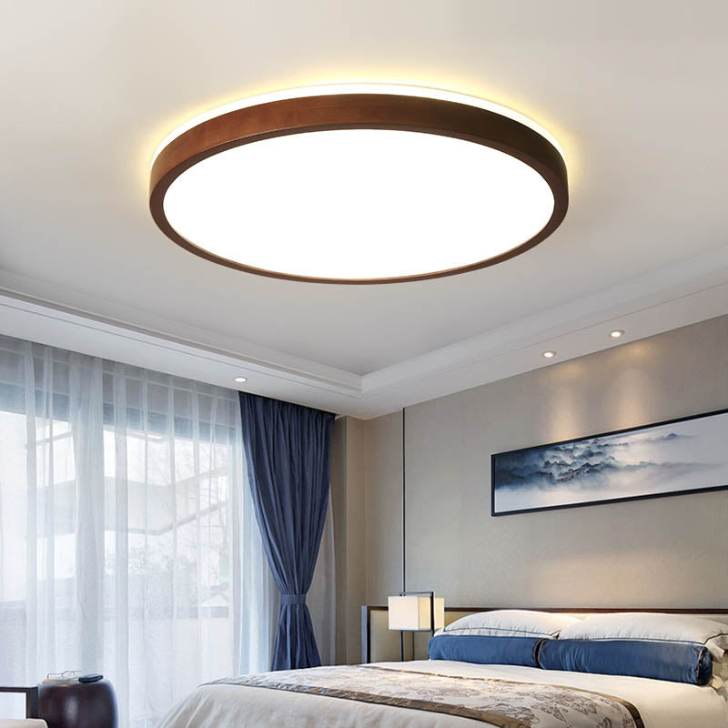 Fixation de la lumière du Mont-Flush moderne 1-Salon de la lumière Flush Mount Light avec Shade Acrylique