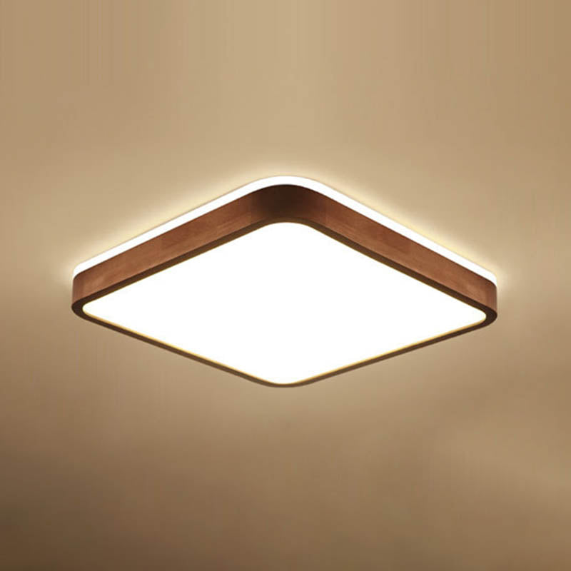 Fixation de la lumière du Mont-Flush moderne 1-Salon de la lumière Flush Mount Light avec Shade Acrylique