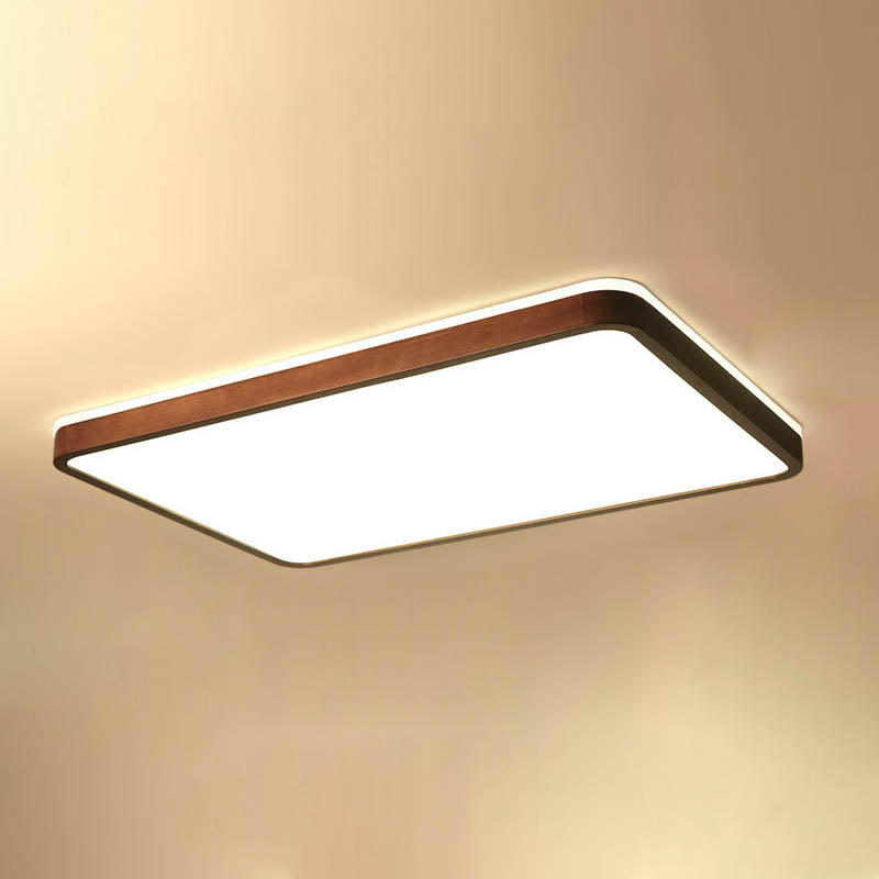 Fixation de la lumière du Mont-Flush moderne 1-Salon de la lumière Flush Mount Light avec Shade Acrylique