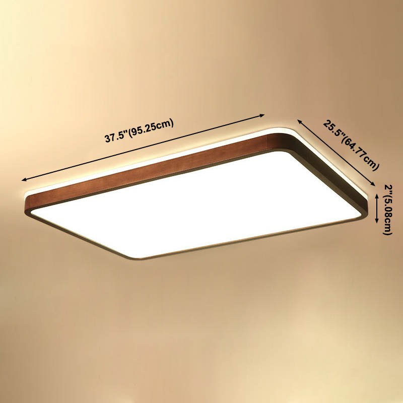 Fixation de la lumière du Mont-Flush moderne 1-Salon de la lumière Flush Mount Light avec Shade Acrylique