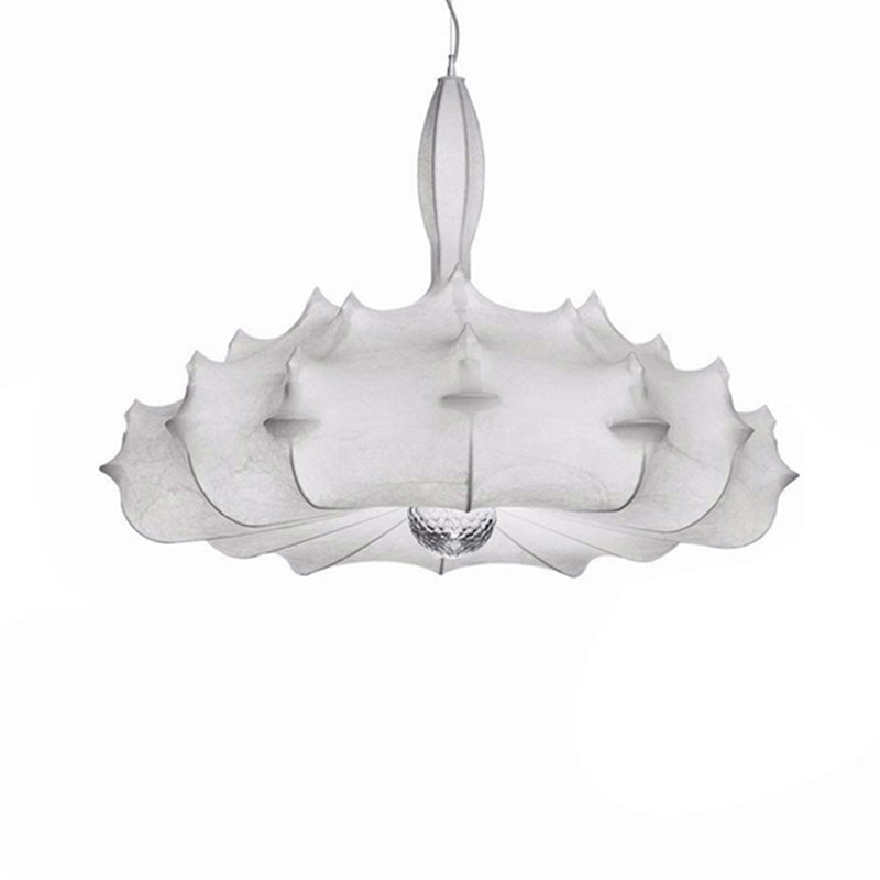 Schattierte Wohnzimmer Decken Deckenpendelleuchte Leichtmodell Designer Anhängerleuchte in Weiß