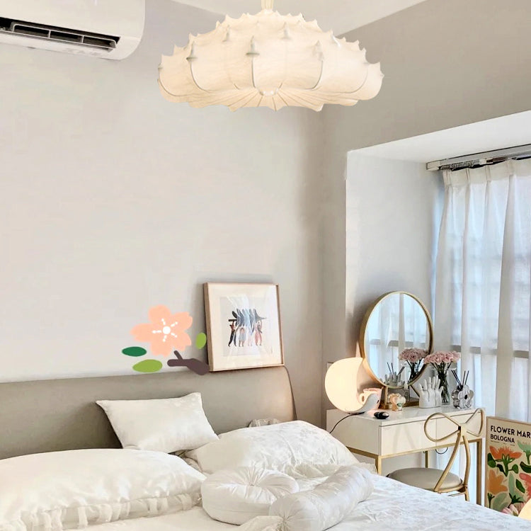 Schattierte Wohnzimmer Decken Deckenpendelleuchte Leichtmodell Designer Anhängerleuchte in Weiß