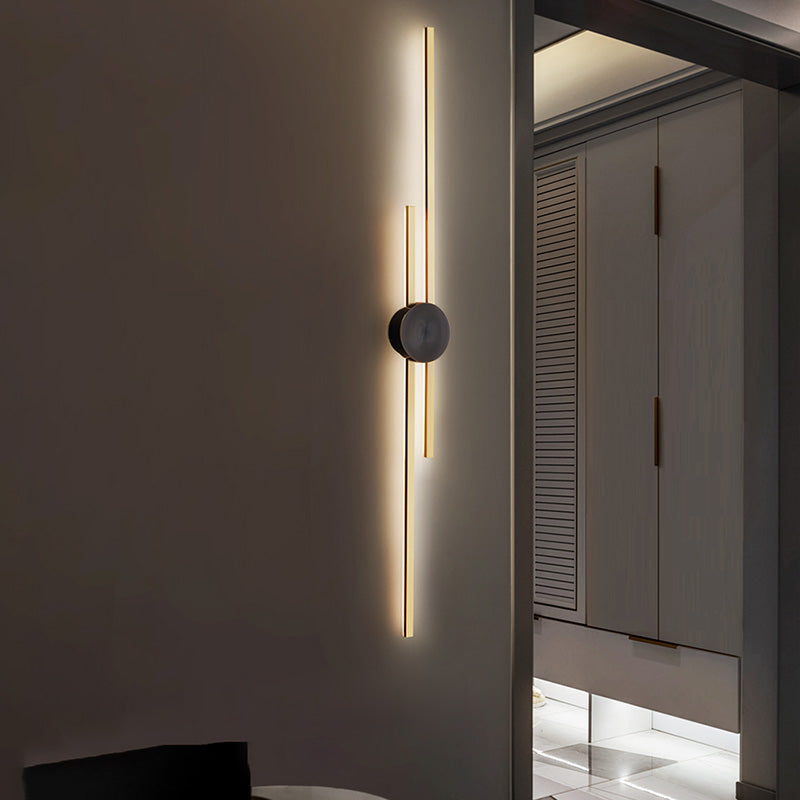 Multi Lights Metal Flush Mount Wall Sconce Modern Sconce Light Fixture for Living Room