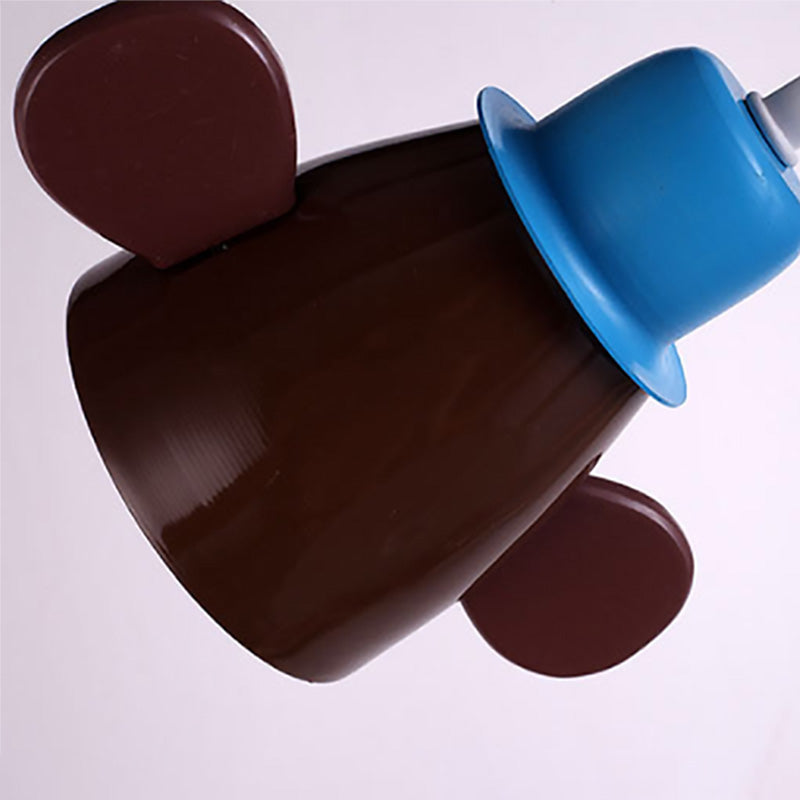 Lámpara de pared de bombilla de plumas de plancha de hierro animal para espacio para niños