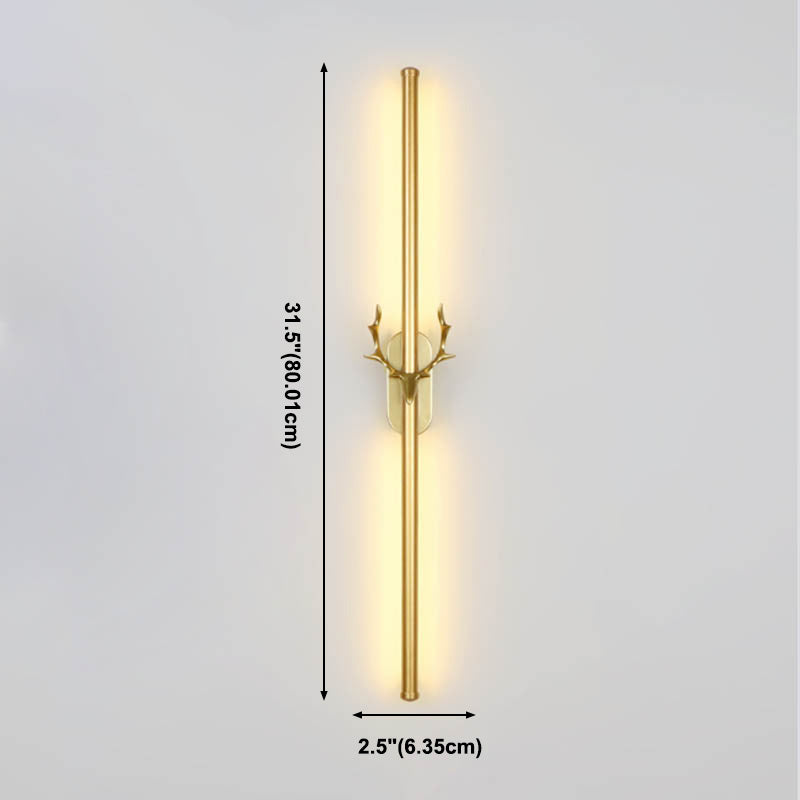 Contemporary Linear LED Lamp Wall Lighting Ideas for Living Room Sitting Room