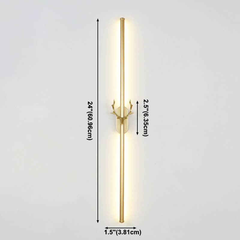 Contemporary Linear LED Lamp Wall Lighting Ideas for Living Room Sitting Room