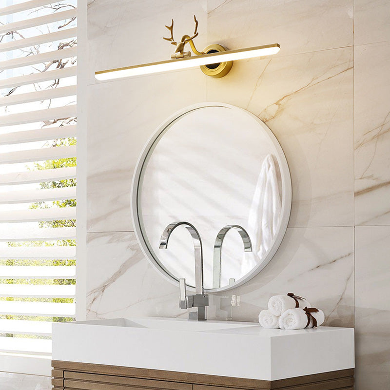 Minimalism Mirror Light Vanity Light Fixtures for Washroom Restroom Powder Room