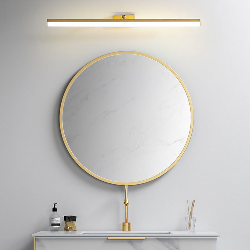 Brass LED Lamp Wall Mounted Vanity Lights for Bathroom Powder Room Washroom