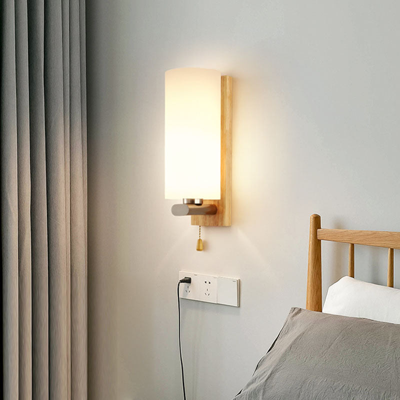 Log de pared cilindroide de color logar