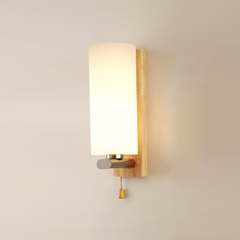 Log de pared cilindroide de color logar