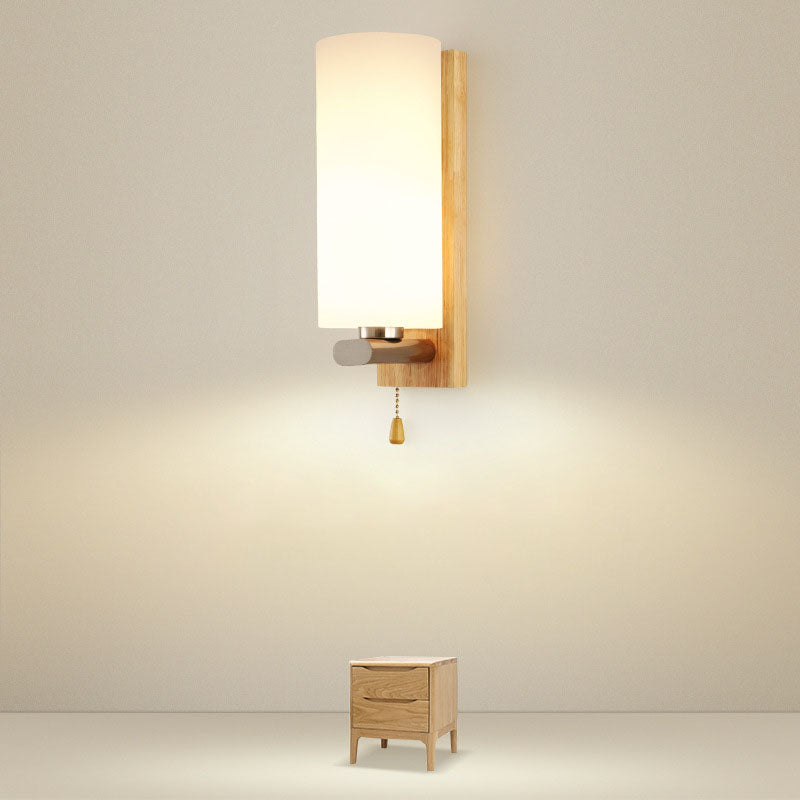 Log de pared cilindroide de color logar