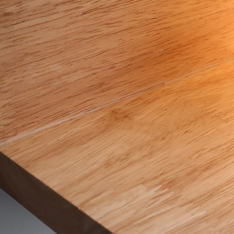 Lampada da parete rettangolare in legno in vetro minimalista moderno Pronzo da parete interno