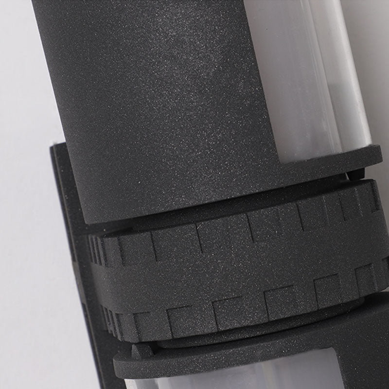 Moderna lampada da monte del cilindro per illuminazione da parete in alluminio per giardino