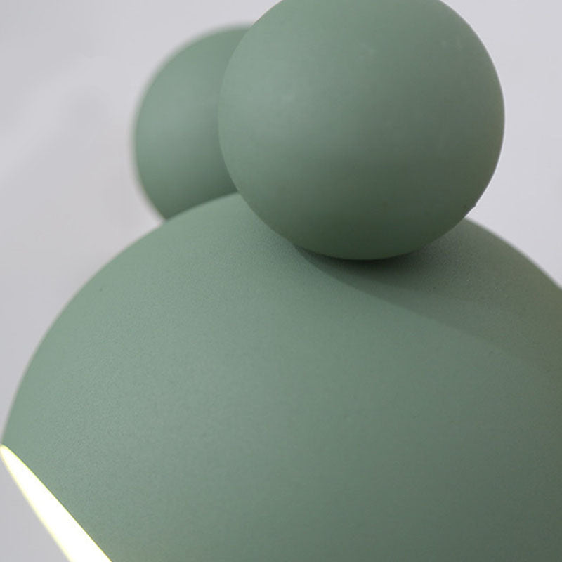 Nordic Modern Wall Sconce 1-Light Iron Wall Mounted Lighting for Bedroom