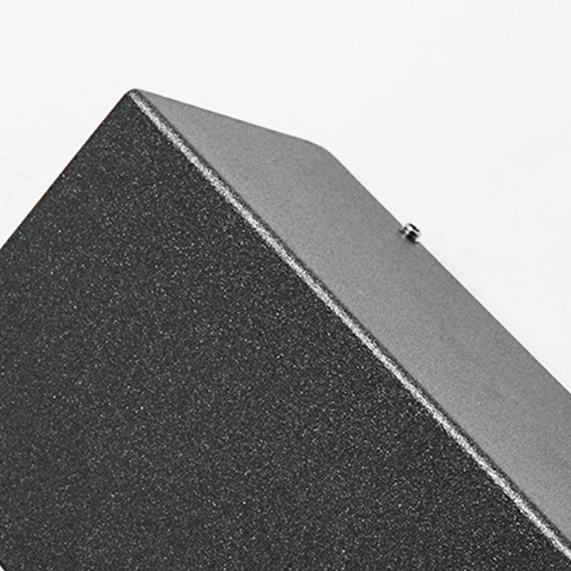 Moderne Metall 2-Licht-Wandhalterung Lampe schwarze Wandleuchten für Balkon