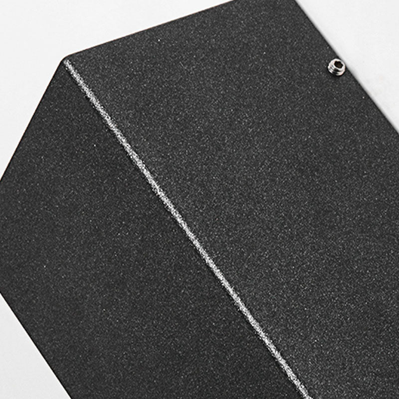 Moderne Metall 2-Licht-Wandhalterung Lampe schwarze Wandleuchten für Balkon