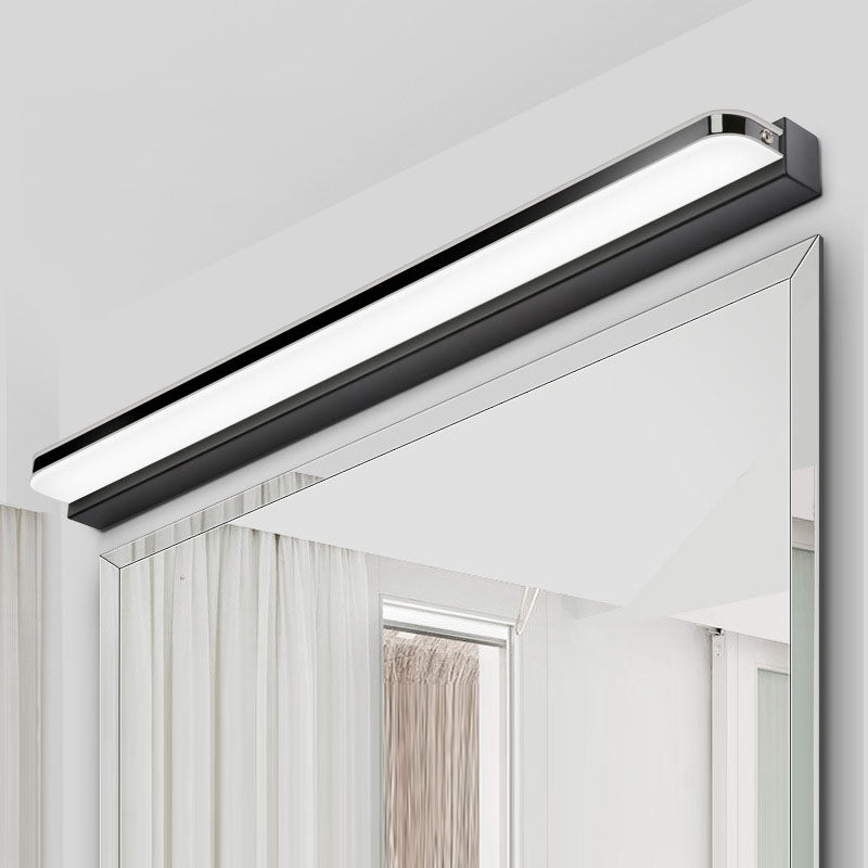 Linear Shade 1 Head Wall Sconce Modern Simple Style Mirror Wall Lighting