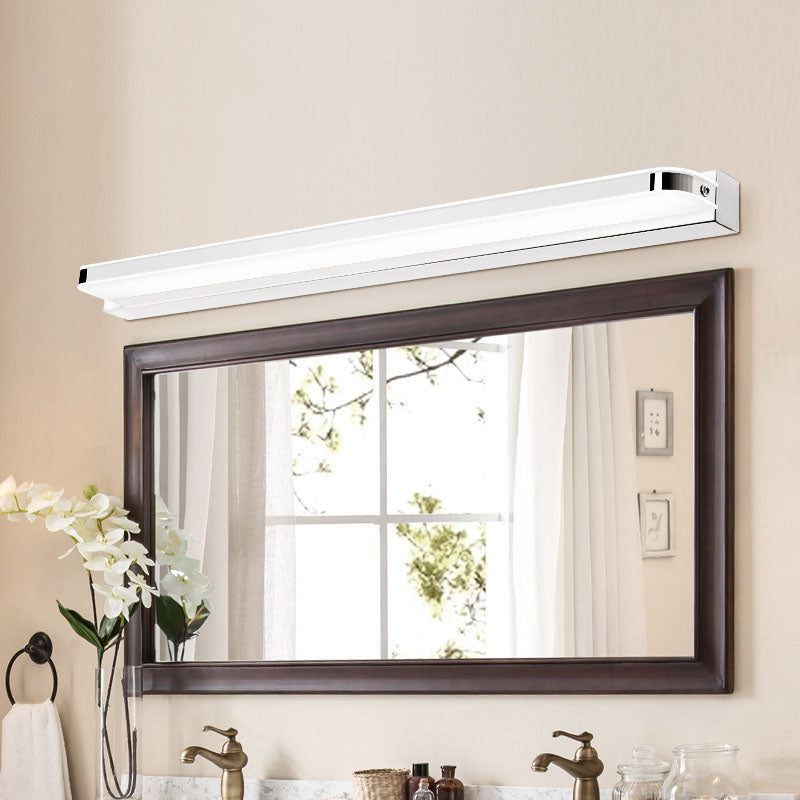 Linear Shade 1 Head Wall Sconce Modern Simple Style Mirror Wall Lighting
