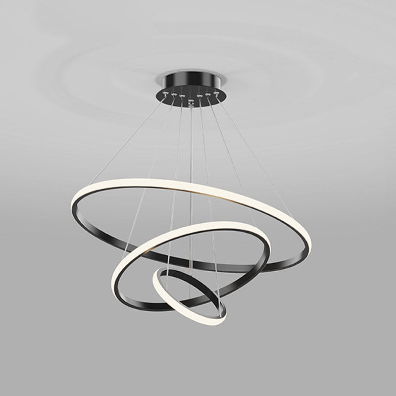 Light Luxury Modern Simple Style LED Pendant Chandelier Light for Bedroom Living Room Dining Room