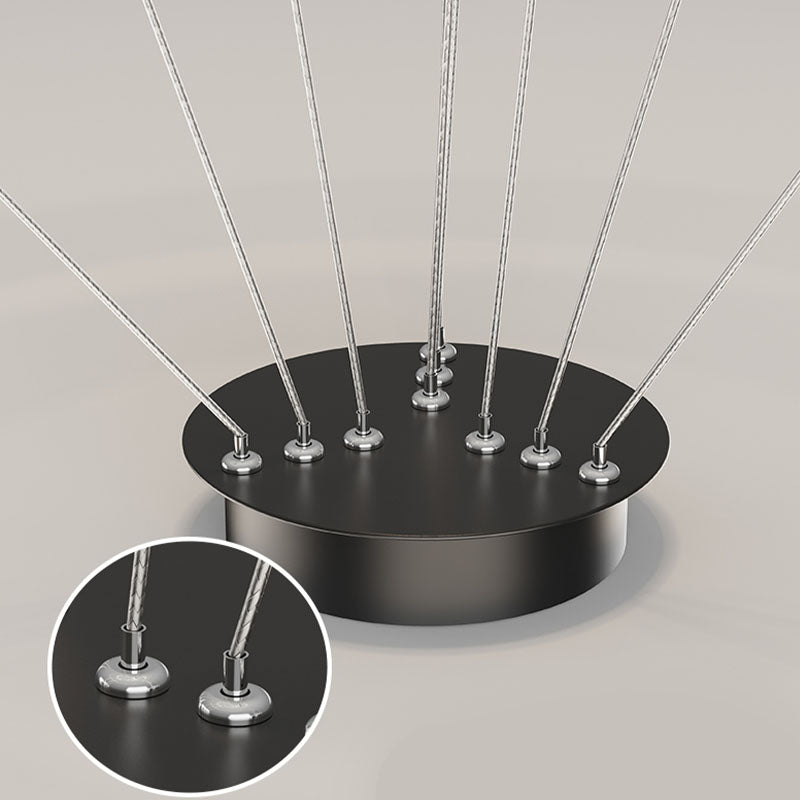 Light Luxury Modern Simple Style LED Pendant Chandelier Light for Bedroom Living Room Dining Room