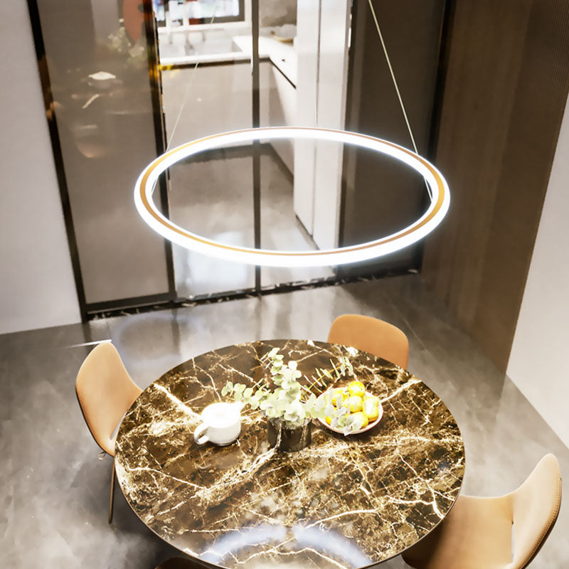 Light Luxury Nordic Modern Simple Style LED Pendant Chandelier Light for Dining Room